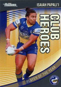 2022 NRL Traders - Club Heroes Parallel #CHP19 Isaiah Papali'i Front